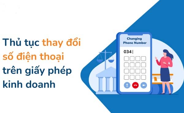 Thay đổi số điện thoại trên giấy phép kinh doanh 2024 2 thay đổi số điện thoại công ty